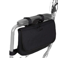 Borsa per il trasporto della sedia a rotelle Custodia per braccioli per deambulatori, sedie a rotelle elettriche e ginocchiere Organizzatore di stoccaggio laterale