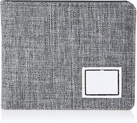 Portafoglio portamonete ID frizione grigio all'ingrosso con carta per uomo