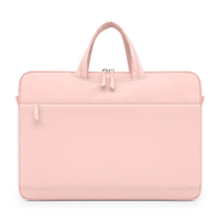 Pink school business soft women girls ladies tote messenger bag custodia per computer borse per laptop per viaggiare
