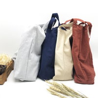 New fashion eco friendly logo personalizzato prezzo di fabbrica all'ingrosso naturale 12 once cotone canapa shopping bag tote in bianco