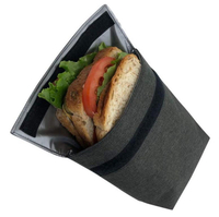 Nuova promozione del design tessuto riciclato pranzo riutilizzabile termica borsa termica ecologica borsa termica personalizzata per bambini borse da picnic