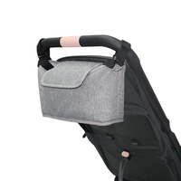 Travel Universal Baby Snack Tray Front Vegan Leather Car Seat Passeggino Organizer Big Bag