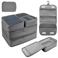 Trip portatile di alta qualità impermeabile da viaggio durevole 8 pezzi set di cubi di imballaggio per organizer per bagagli