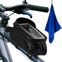 Acquista Accessori Da Ciclismo Impermeabili Unisex Da Esterno Porta Cellulare Con Telaio Superiore Anteriore Borsa Da Bici Borse Da Bicicletta