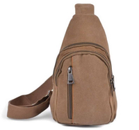Nuova borsa a tracolla di alta qualità Borsa a tracolla in tela con tracolla sul petto per college da donna