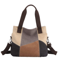 Borse a mano in tela per le donne Borsa a tracolla a tracolla multi-colore Hobo Fashion Hobo