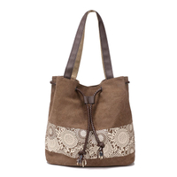 Borsa a tracolla da donna con tracolla in tela per vendite calde di Amazon con borsa della spesa stampata