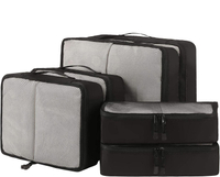 Logo personalizzato da viaggio Impermeabile 6 Set 3 dimensioni Cubi di imballaggio a compressione Organizer per bagagli da viaggio