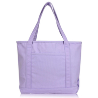 Vendita calda durevole borsa in tela con logo personalizzato porta borse shopping bag con cerniera per donna