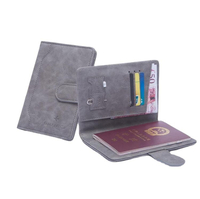 2021 Hot Sublimation Blank PU Leather Passport Holders Portafogli da viaggio Cover per passaporto Organizzatore per auto
