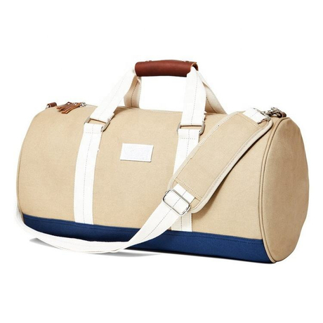 personalizza la borsa da viaggio sportiva da palestra di marca per uomo, viaggio d'affari, borsa da viaggio di design durevole in tela partical