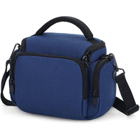 Borsa per fotocamera a spalla singola a tracolla impermeabile per esterni blu DSLR Organizer SLR accessori borse per viaggiare